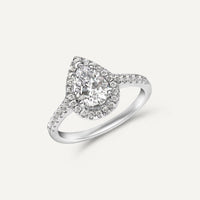 Eleganz und Liebe: Herzring in Silber